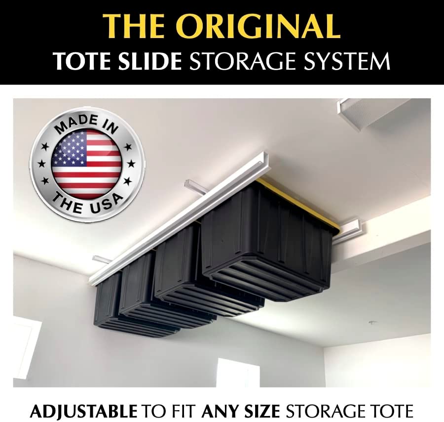 E-Z Storage - Tote Slide Overhead Garage Storage System