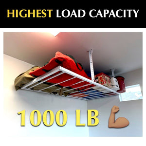 E-Z Storage - 1000 lbs 4’x 8’ Overhead Garage Storage System - Go Garage Cabinets