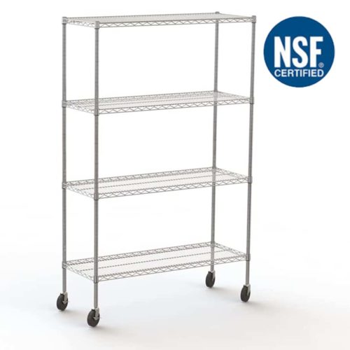 SafeRacks - 4-Tier Wire Shelving 18
