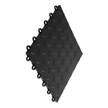 Load image into Gallery viewer, Swisstrax - Diamondtrax HOME Medium Mat Kit - Checkered (Jet Black/Arctic White) - Go Garage Cabinets