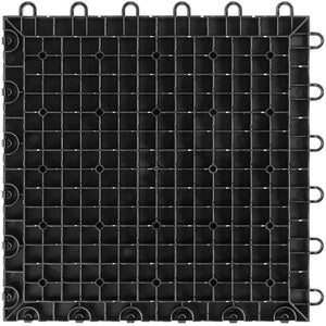 Swisstrax - Diamondtrax HOME 3-Car Garage Kit - Parking Pad (Jet Black/Racing Red/Slate Grey) - Go Garage Cabinets