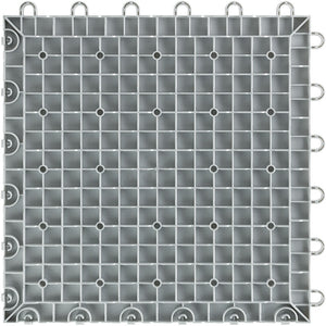 Swisstrax - Diamondtrax HOME Large Mat Kit - Checkered (Slate Grey/Pearl Silver) - Go Garage Cabinets