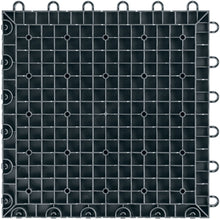Load image into Gallery viewer, Swisstrax - Diamondtrax HOME 1-Car Garage Kit - Checkered (Jet Black/Slate Grey) - Go Garage Cabinets