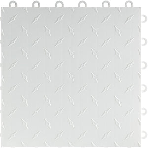 Swisstrax - Diamondtrax HOME Large Mat Kit - Checkered (Jet Black/Arctic White) - Go Garage Cabinets