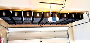 E-Z Storage - E-Z Glide Tote Slide Overhead Garage Storage System - Go Garage Cabinets