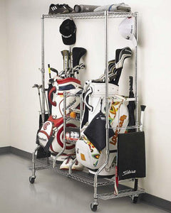 SafeRacks - Deluxe Golf Equipment Organizer – Go Garage Cabinets