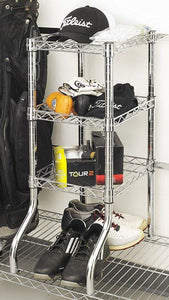 SafeRacks -  Deluxe Golf Equipment Organizer - Go Garage Cabinets