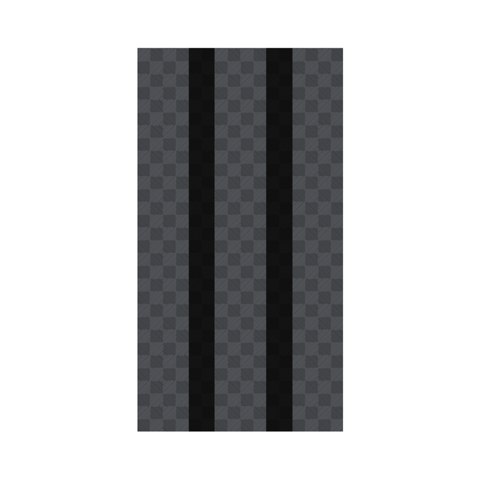 Swisstrax - Ribtrax PRO 1-Car Garage Kit - Racing Stripes (Jet Black/Slate Grey) - Go Garage Cabinets