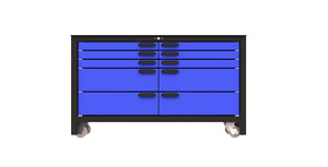 Swivel Storage Solutions - 10 Drawers Workbench - Go Garage Cabinets