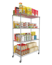 Load image into Gallery viewer, SafeRacks - 4-Tier Wire Shelving 24″ x 48″ x 72″ - Go Garage Cabinets
