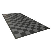 Load image into Gallery viewer, Swisstrax - Diamondtrax HOME Medium Mat Kit - Checkered (Jet Black/Slate Grey) - Go Garage Cabinets