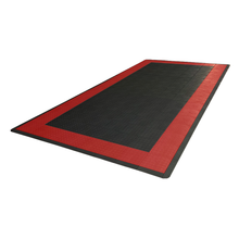 Load image into Gallery viewer, Swisstrax - Diamondtrax HOME Medium Mat Kit - Border (Jet Black/Racing Red) - Go Garage Cabinets