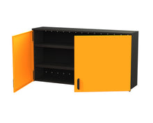 Load image into Gallery viewer, Swivel Storage Solutions -  60” Wall Mount Top Cabinet with 2 Adjustable Shelves - Go Garage Cabinets
