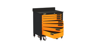 Swivel Storage Solutions - 7 Drawers 30" Rolling Workbench - Go Garage Cabinets