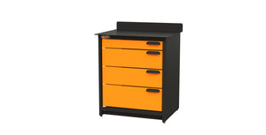Swivel Storage Solutions - 4-Drawer 30" Modular Workbench - Go Garage Cabinets