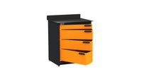 Load image into Gallery viewer, Swivel Storage Solutions - 4-Drawer 30&quot; Modular Workbench - Go Garage Cabinets