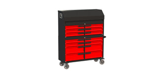 Top Tool Chest w/ Bottom Workbench Combo - Go Garage Cabinets