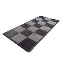 Load image into Gallery viewer, Swisstrax - Ribtrax PRO Small Mat Kit - Checkered (Jet Black/Slate Grey) - Go Garage Cabinets