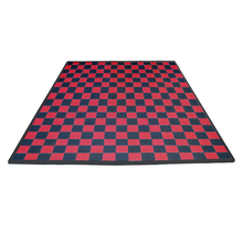 Load image into Gallery viewer, Swisstrax - Diamondtrax HOME Large Mat Kit - Checkered (Jet Black/Racing Red) - Go Garage Cabinets
