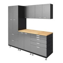 Load image into Gallery viewer, Hercke -  Work Center Garage Cabinet System | 24”D x 90”W x 84”H KIT3 - Go Garage Cabinets