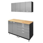 Load image into Gallery viewer, Hercke -  Basic Work Center Garage Cabinet System | 24”D x 60”W x 84”H KIT4 - Go Garage Cabinets